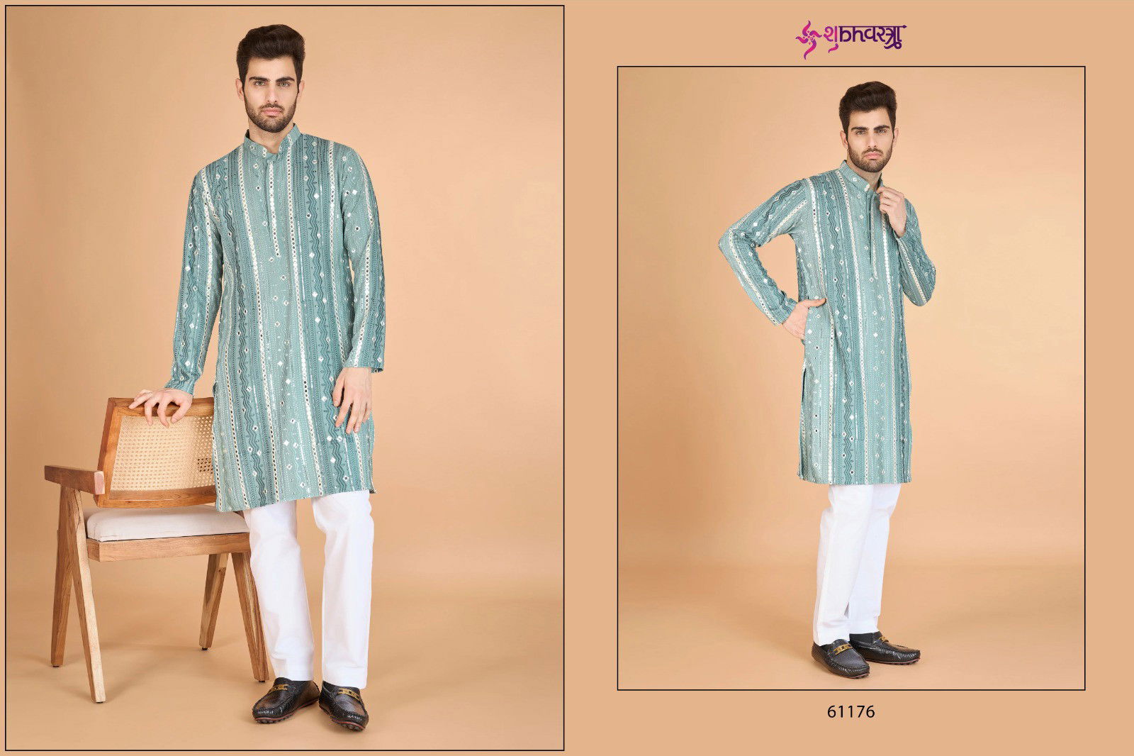  Modern Ethnics 3 Viscose by Shubhvastra  Rayon Mens Kurta Collection